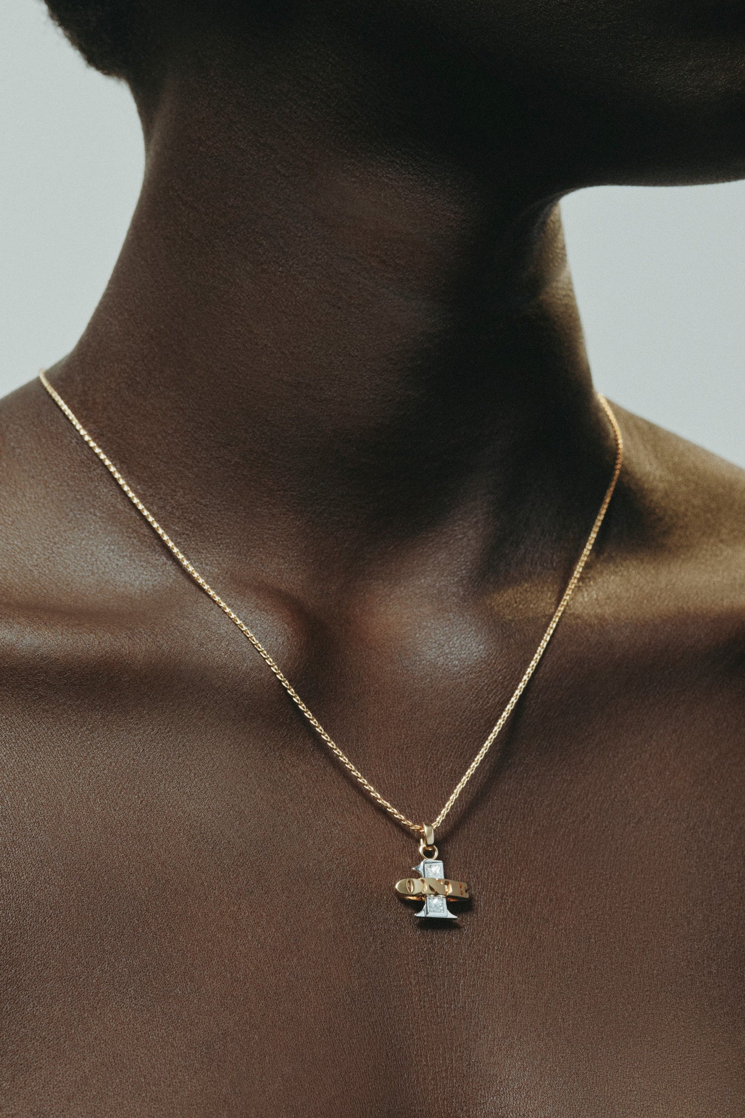 Marie Lichtenberg Staging Pendant One Diamond Pendant