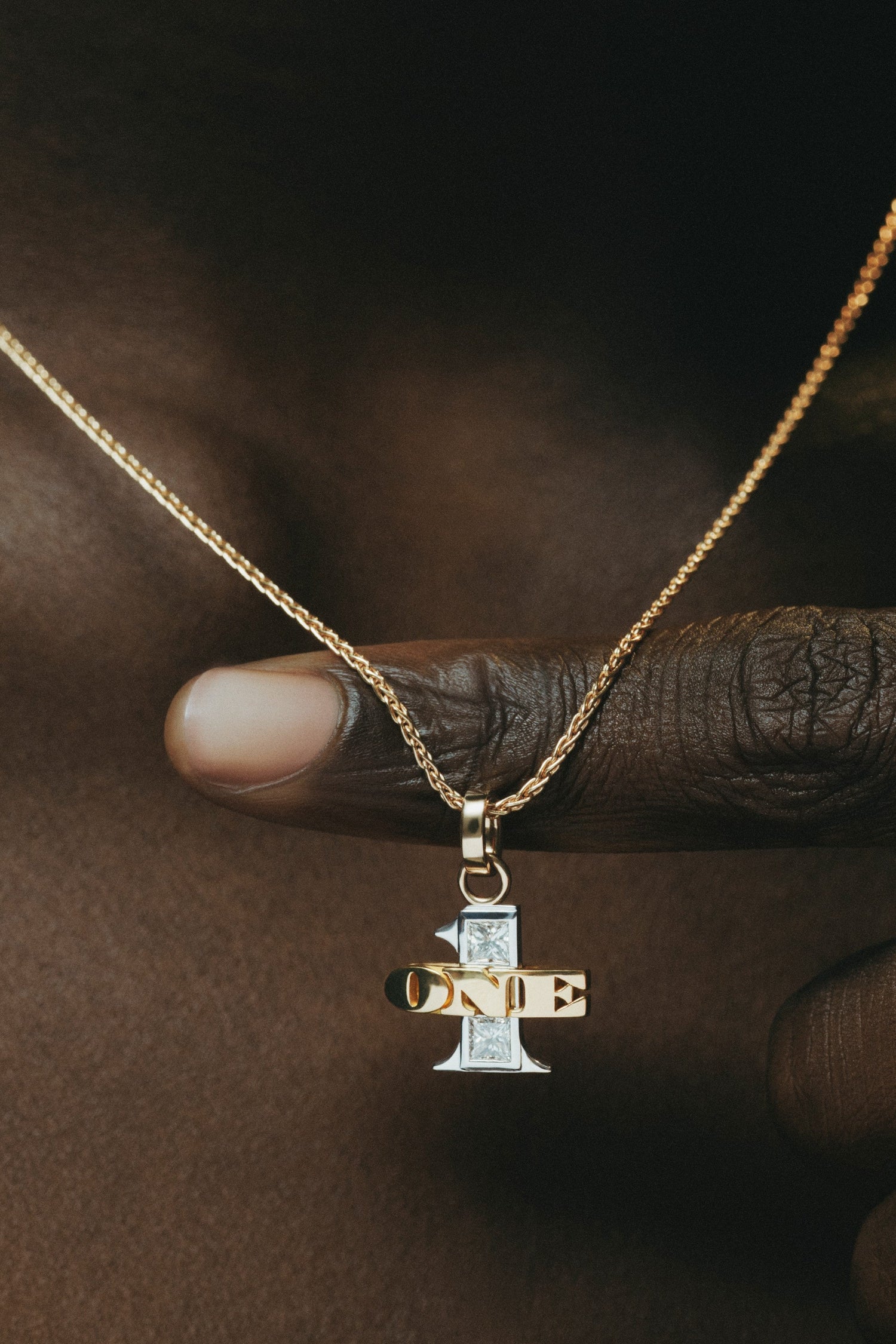 Marie Lichtenberg Staging Pendant One Diamond Pendant