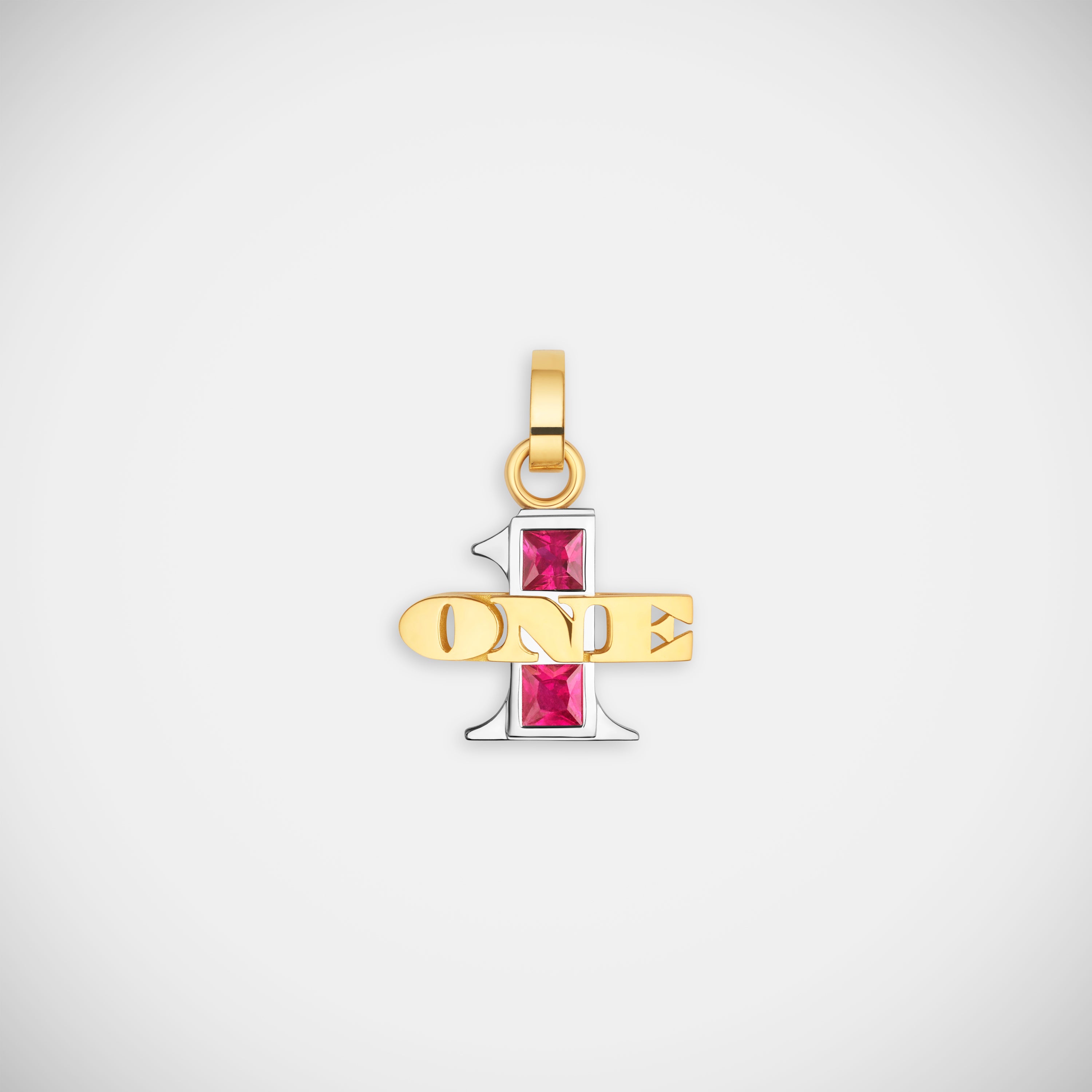Marie Lichtenberg Staging Pendant One Ruby Pendant