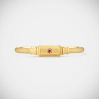 Marie Lichtenberg Staging Bracelet Ruby Baby Locket Bracelet