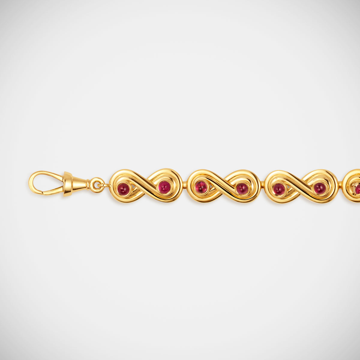 Marie Lichtenberg Staging Chain Ruby Forever Chain 43cm