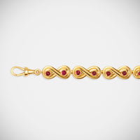Marie Lichtenberg Staging Chain Ruby Forever Chain 43cm