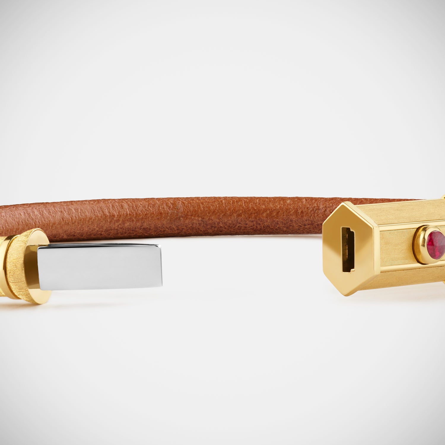 Marie Lichtenberg Staging Bracelet Ruby Lasso Baby Locket Bracelet