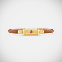 Marie Lichtenberg Staging Bracelet Ruby Lasso Baby Locket Bracelet