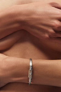 Marie Lichtenberg Staging Bracelet White Gold Baby Locket Bracelet