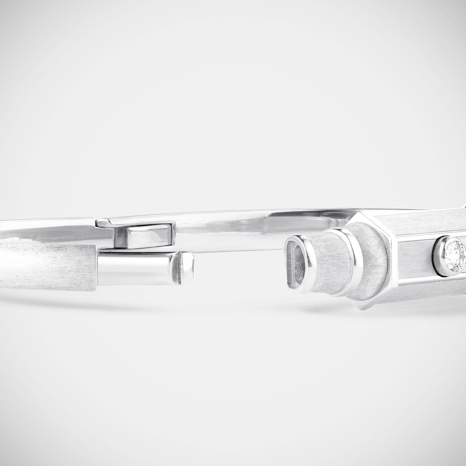 Marie Lichtenberg Staging Bracelet White Gold Baby Locket Bracelet